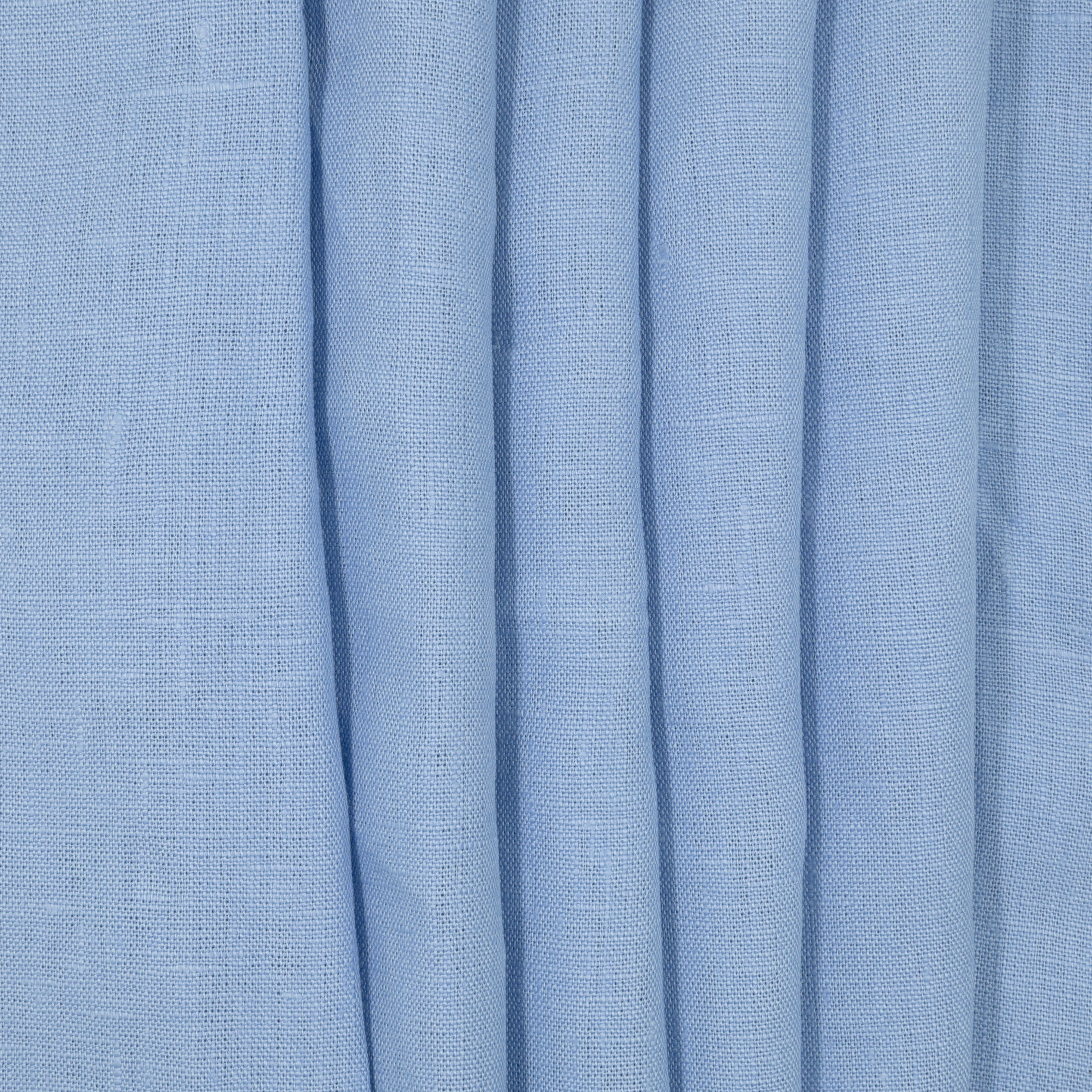 Periwinkle Medium Weight Linen, drape - $24.00 yd. - Burnley & Trowbridge Co.