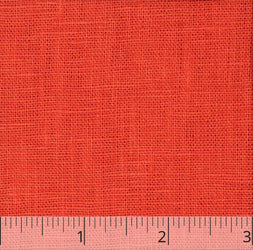 Coral Medium Weight Linen - $24.00 yd. - Burnley & Trowbridge Co.