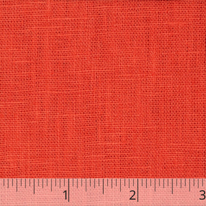 Coral Medium Weight Linen - $24.00 yd. - Burnley & Trowbridge Co.