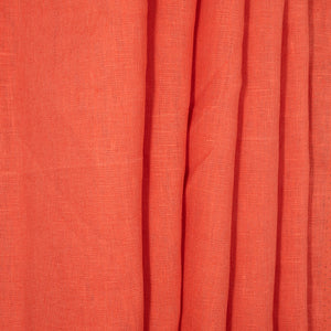 Coral Medium Weight Linen, drape - $24.00 yd. - Burnley & Trowbridge Co.