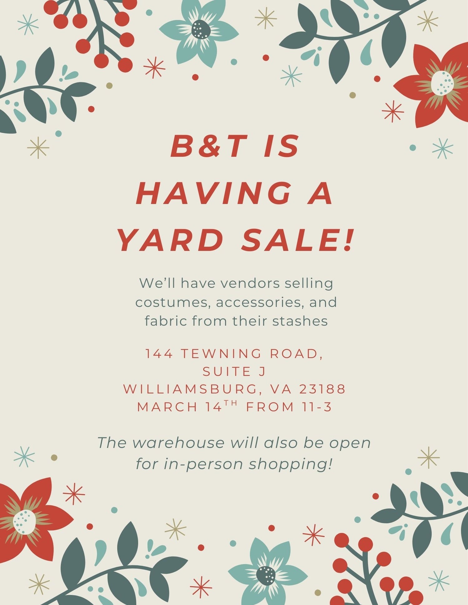 Yard Sale!!!