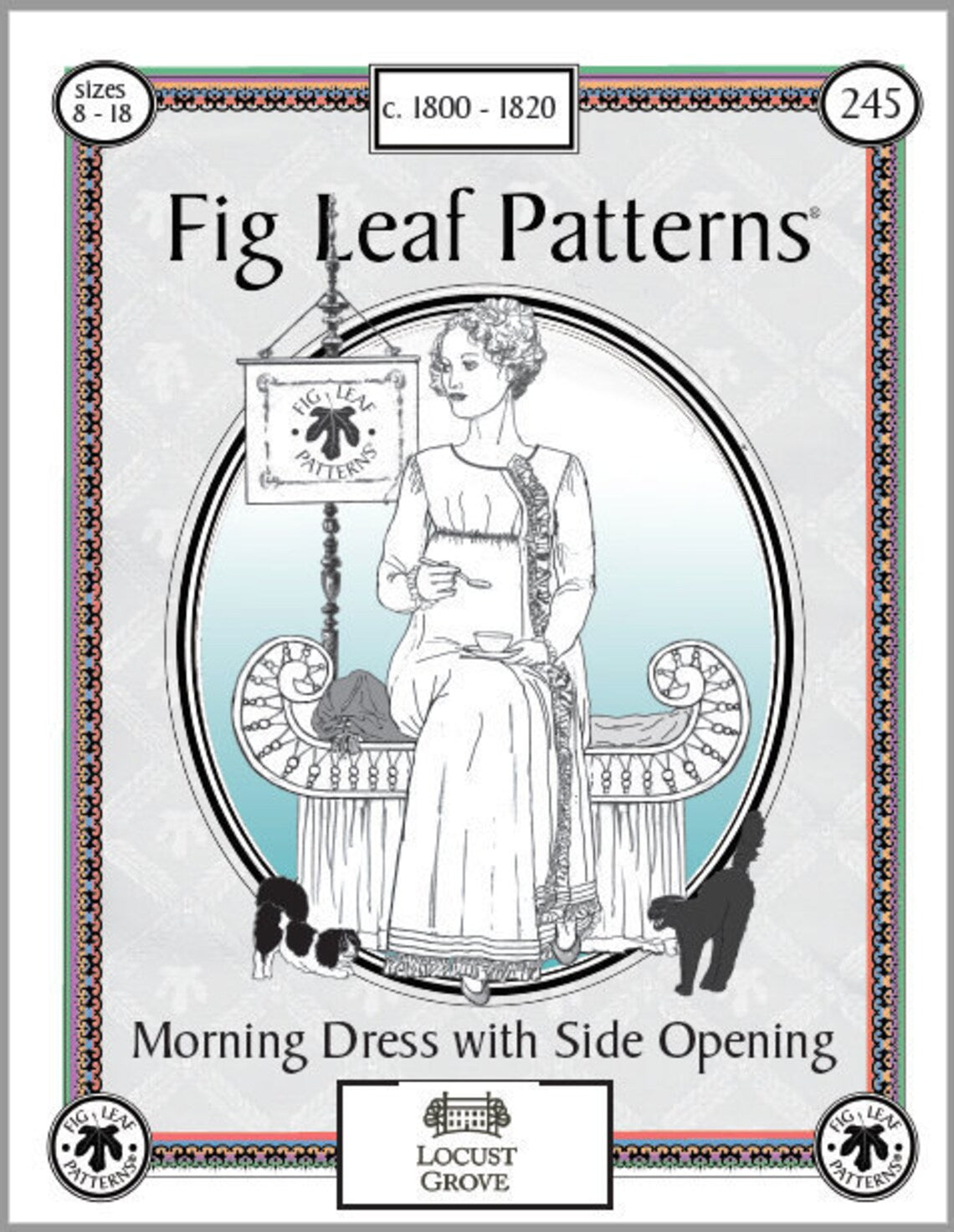 Fig Leaf Patterns Side Opening Morning Dress