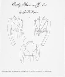 JP Ryan Early Spencer Jacket Pattern