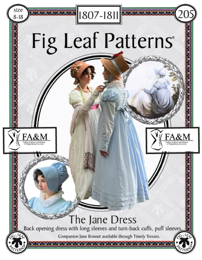 Fig Leaf Patterns The Jane Dress c. 1807-1811