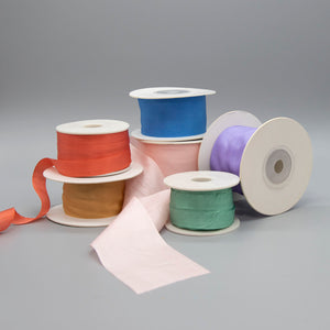 Silk Taffeta Ribbon - Remnants - Seconds - Sold by the yard - Burnley & Trowbridge Co.