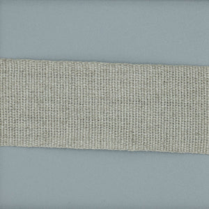 Natural linen plain weave tape in 1-1/4 inch