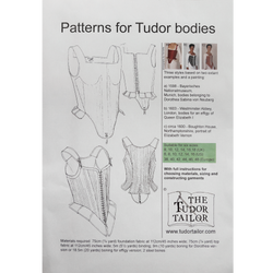 The Tudor Tailor: Tudor / Elizabethan Bodies Pattern - Burnley & Trowbridge Co.