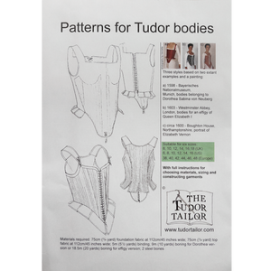 The Tudor Tailor: Tudor / Elizabethan Bodies Pattern - Burnley & Trowbridge Co.