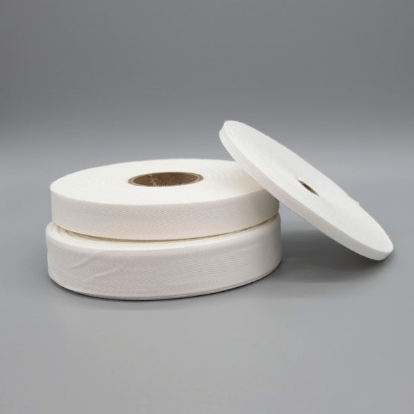 Moda Fabrics Cotton Twill Tape - White - 1/2 Wide - 100 yd Spool