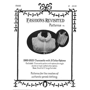 Fashions Revisited 1800-1825 Chemisette - Burnley & Trowbridge Co.