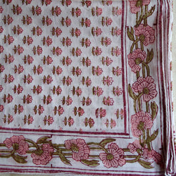 Pink &  Olive Green Handkerchief - Burnley & Trowbridge Co.