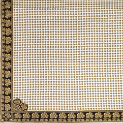Large Brown, Light & Dark Gold Handkerchief or Shawl - Burnley & Trowbridge Co.