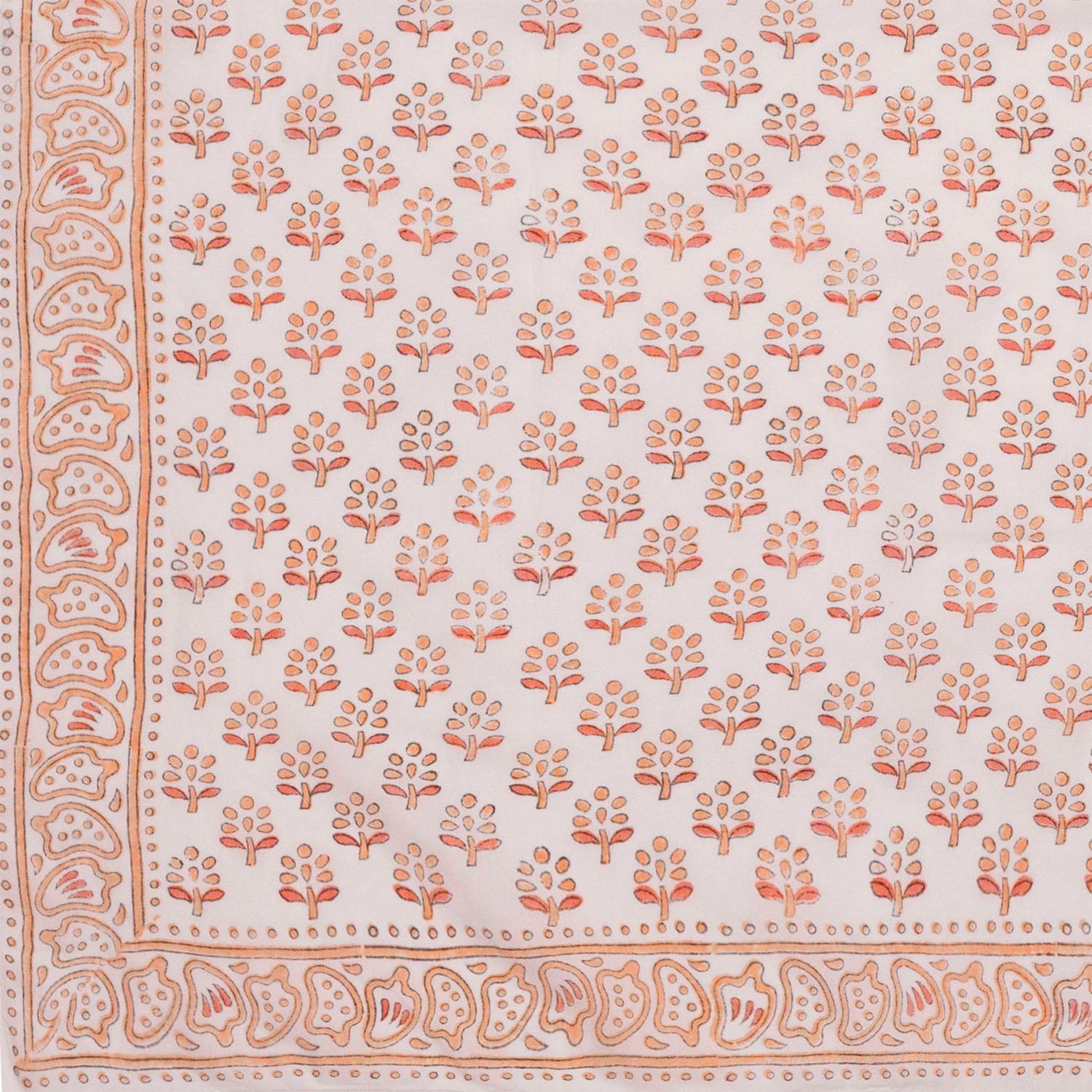 Double Pink "Flower'd" Handkerchief - Burnley & Trowbridge Co.
