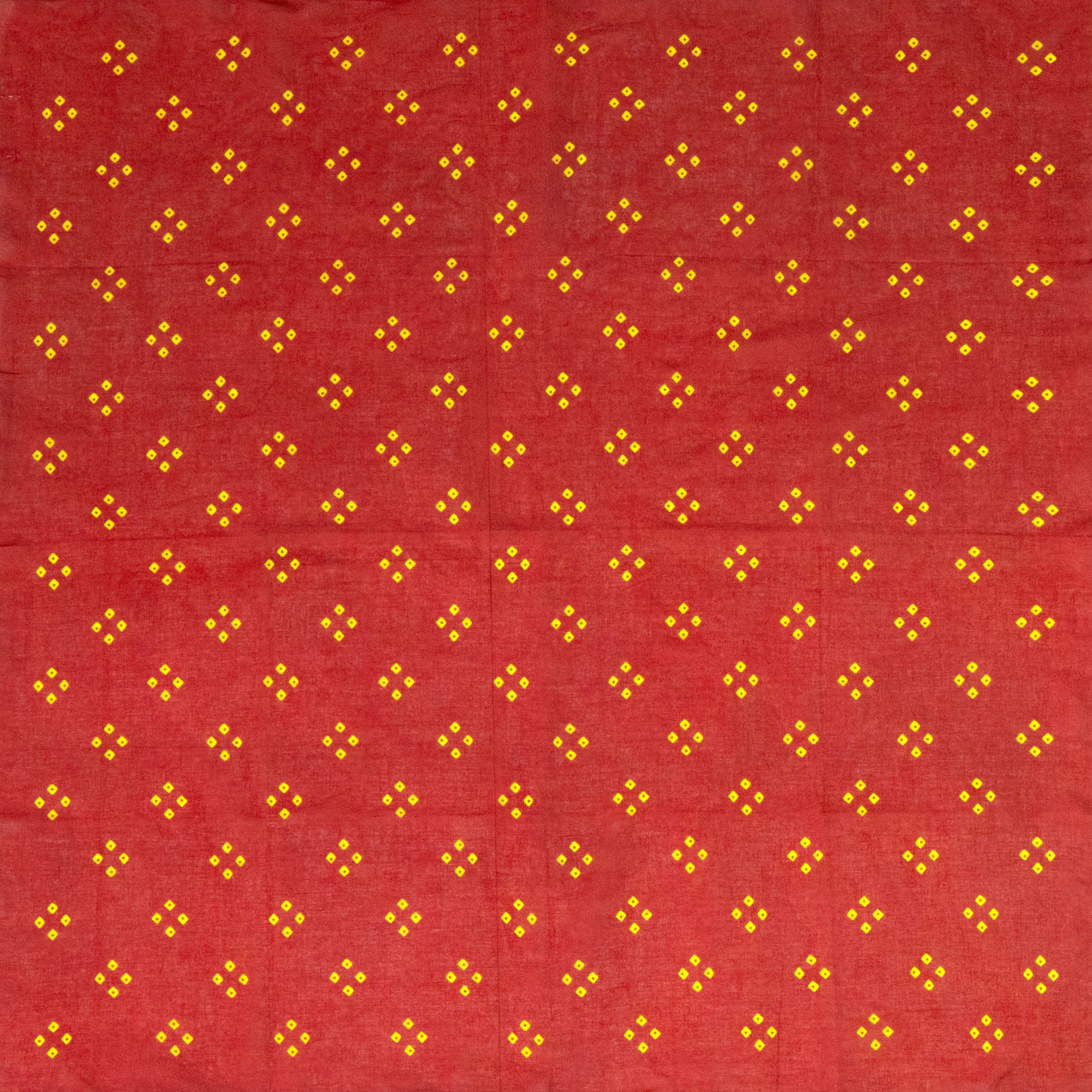 Red & Yellow "Spot'd" Handkerchief - Burnley & Trowbridge Co.