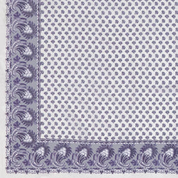 Gray & Purple Paisley Handkerchief - Burnley & Trowbridge Co.