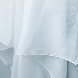 Fine Sheer White Cotton Muslin Handkerchief - Burnley & Trowbridge Co.
