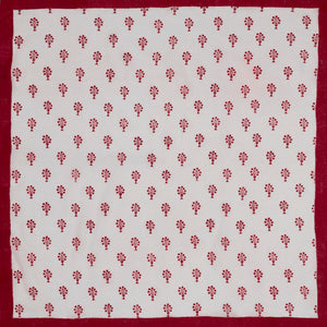 "Manchester Red Sprigged" Handkerchief - Burnley & Trowbridge Co.