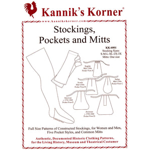 Kanniks Korner Stockings, Pockets, and Mitts Pattern - Burnley & Trowbridge Co.