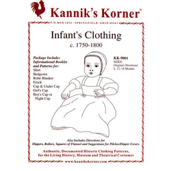 Kannik's Korner 18th Century Infant Wear Pattern - Burnley & Trowbridge Co.