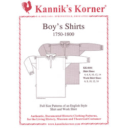 Kannik's Korner Boy's Shirt 1750 - 1800 - Burnley & Trowbridge Co.