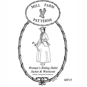 Mill Farm Riding Habit Pattern - Burnley & Trowbridge Co.