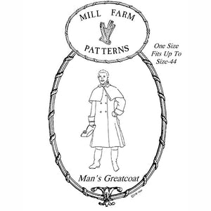 Mill Farm Greatcoat Pattern - Burnley & Trowbridge Co.