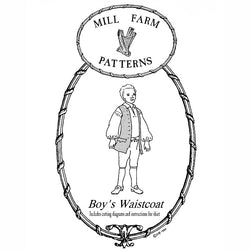 Mill Farm Boys Waistcoat and Shirt Pattern - Burnley & Trowbridge Co.