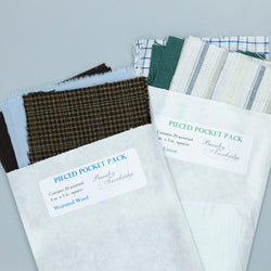 Pieced Pocket Packs - Linen or Worsted Wool - Burnley & Trowbridge Co.