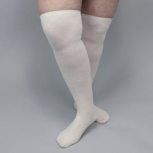 Seamed Super Stretch Cotton Stockings - Burnley & Trowbridge Co.