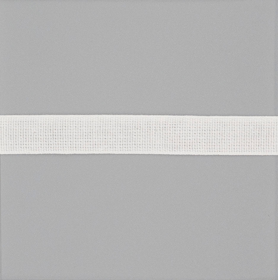 Plain Weave White Cotton Tape