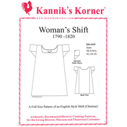 Kanniks Korner 1790-1820 English Shift Pattern - Burnley & Trowbridge Co.